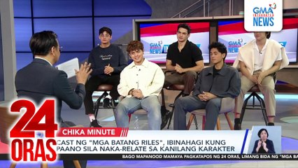 Cast ng "Mga Batang Riles", ibinahagi kung paano sila naka-relate sa kanilang karakter | 24 Oras