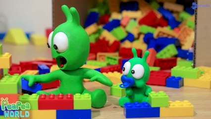 Pea Pea Challenge Find Lost Baby In Lego Maze 🌈 Cartoon For Kids 💖 Pea Pea World