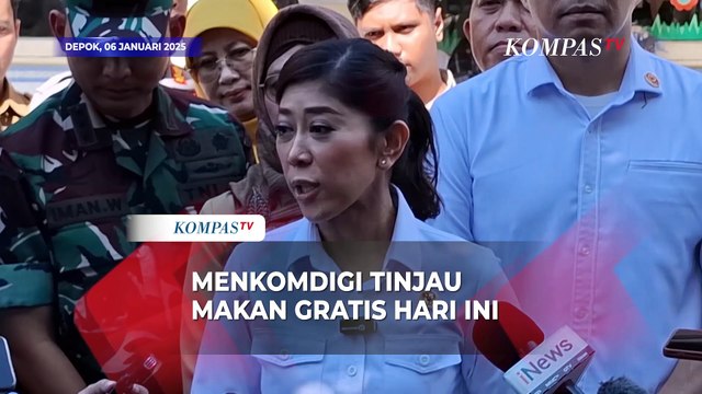 Menkomdigi Meutya Hafid Tinjau Makan Bergizi Gratis: Menu Tidak Baku Harus Sama