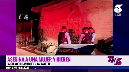 Asesinan a una mujer y hieren a su acompañante en la capital