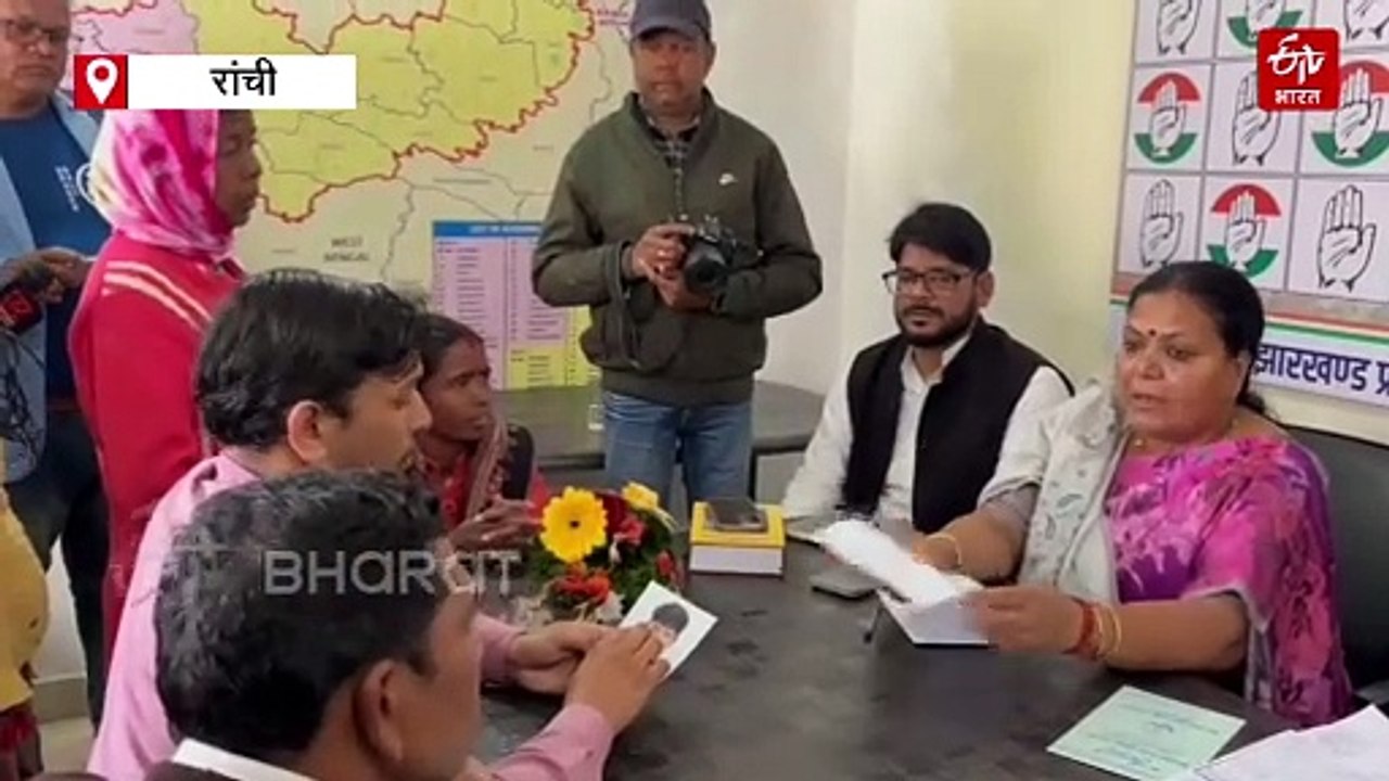 प्रदेश कांग्रेस कार्यालय में मंत्रियों का जनता दरबार शुरू, मंत्री दीपिका पांडेय सिंह सुनी शिकायत