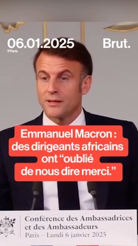 Emmanuel Macron : des dirigeants africains ont oublié de dire merci.