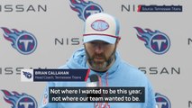 Titans boss Callahan 'not taking a lot of solace' with No.1 draft pick