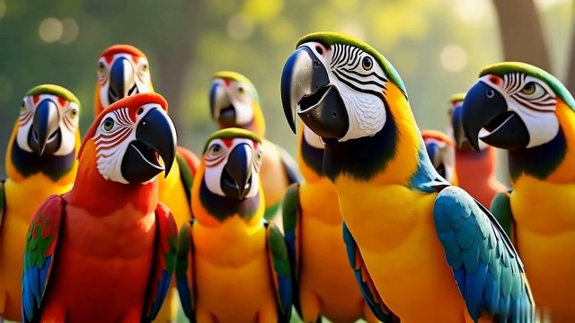 Parrot Party Song ! 🦜 | Song for Kids & Toddlers 🎶🎶 Melody Nursery Rhymes For Preschool Toddlers |- Baby Cartoon Animation | Nursery Rhymes & Kids