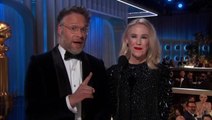 Listen to the Golden Globes joke that resulted in Seth Rogen being ‘censored’