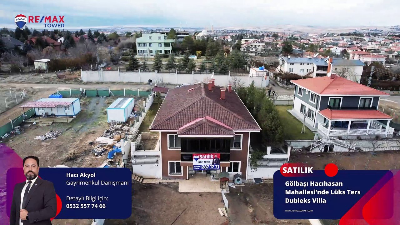 Satılık Lüks Ters Dubleks Villa - Gölbaşı Hacıhasan Mahallesi