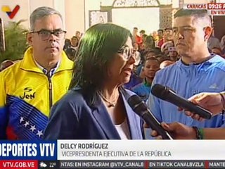 Vpdta. Rodríguez: Damos gracias por los frutos que está rindiendo Venezuela en materia deportiva
