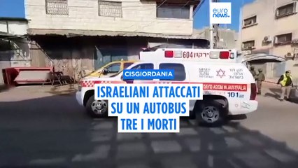 Cisgiordania, israeliani attaccati su un bus: tre morti