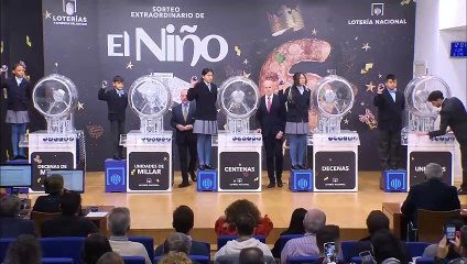 El 78.908, primer premio de la Lotería de 'El Niño' 2025