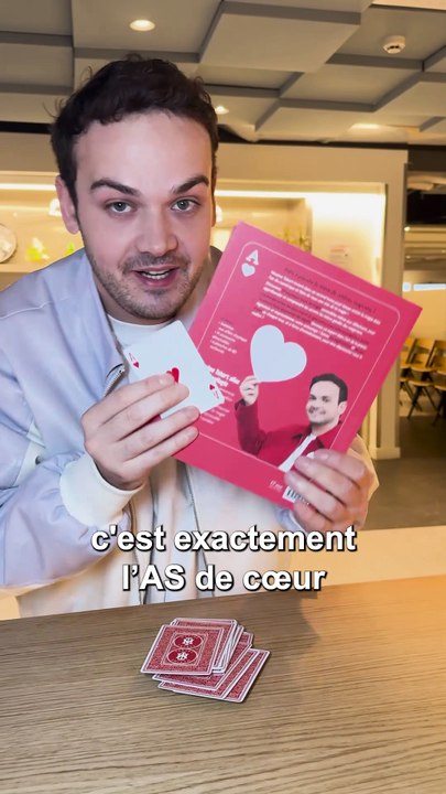 Maxime Tabart nous dévoile des tours de magie