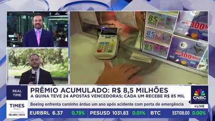 Ninguém acerta dezenas e 1ª Mega-Sena de 2025 acumula prêmio para R$ 8,5 milhões