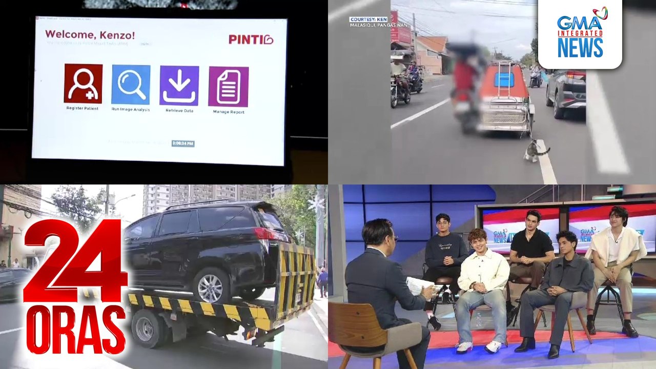 24 Oras: (Part 3) AI software para ma-detect ang bara sa puso base sa CT-Scan image; mga sagabal sa mga rutang daraanan ng Traslacion sa Jan. 9, inalis ng MMDA; cast ng "Mga Batang Riles", ibinahagi kung paano sila naka-relate sa kanilang karakter, atbp.