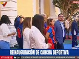 Caracas | Autoridades reinauguran cancha deportiva y entrega kits deportivos en La Pastora