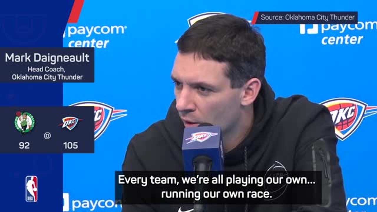 Thunder's 15th consecutive victory 'just one of 82' - Daigneault