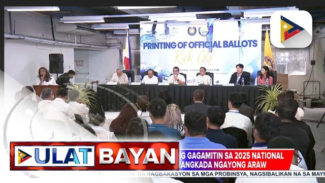 Pag-imprenta ng mga balota na gagamitin sa #HatolNgBayan2025, sinimulan na