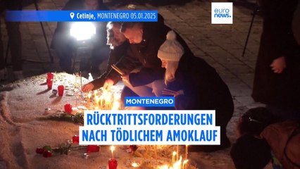 Nach Amoklauf mit 12 Toten: Rücktrittsforderungen in Montenegro