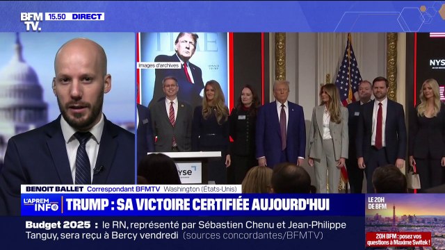 La victoire de Donald Trump doit être certifiée ce lundi par le Congrès américain