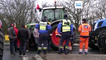 Tractorada en la periferia de París contra el acuerdo UE-Mercosur