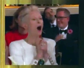 Brasileiros lotam perfil de Tilda Swinton após vitória de Fernanda Torres