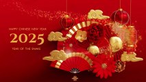 Chinese New Year Traditional Music | Year of the Snake 2025 | Lunar New Year Wishes | Happy 2025 |