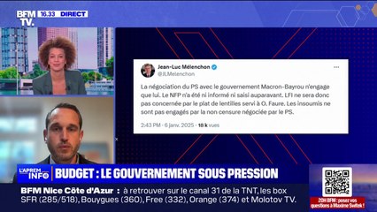 Pierre Jouvet (PS): "Pour la fabrication de ce budget, nous avons des exigences très fortes"