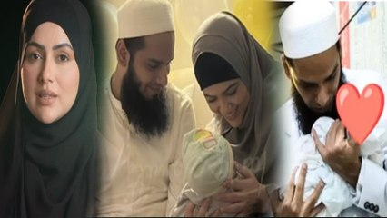 Sana Khan के घर आया नन्हा मेहमान, दूसरी बार बनी मां, पिता ने बच्चे के कान में पढ़ी पहली अजान !