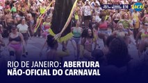 Abertura não-oficial do carnaval no Rio de Janeiro