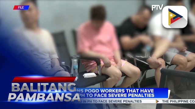 DOJ warns POGO workers that have not left PH to face severe penalties