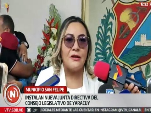 Juramentada e instalada nueva junta directiva del Consejo Legislativo en el estado Yaracuy