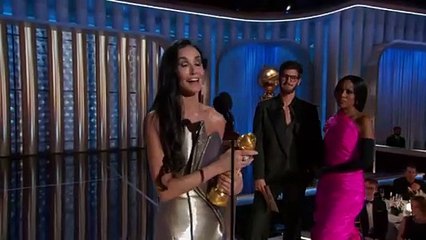 Demi Moore Wins Best Female Actor – Motion Picture – Musical_Comedy _ 82nd Annual Golden Globes