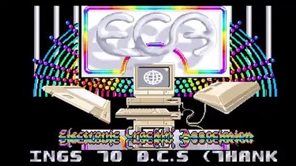 Amiga Cracktro World Games By Electronic Cracking Association (1986)