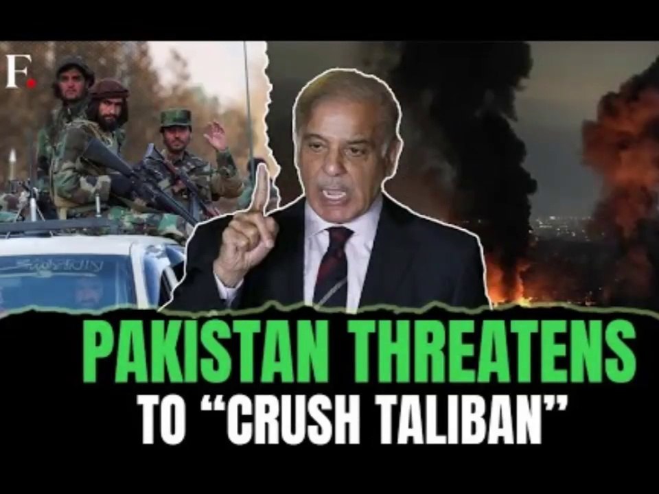 Pakistan's PM Sharif Vows To "Crush Taliban" Amid Conflict With Afghanistan