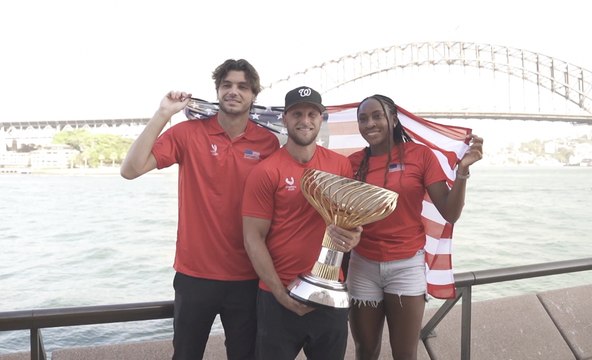 Tennis - United Cup 2025 - Coco Gauff and Taylor Fritz's USA win their second United Cup