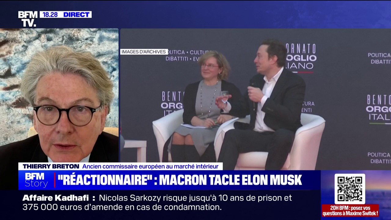 Thierry Breton (ancien commissaire européen au marché intérieur): "Les réseaux sociaux, pour la première fois dans notre histoire, ont une capacité d'amplification absolument massive"