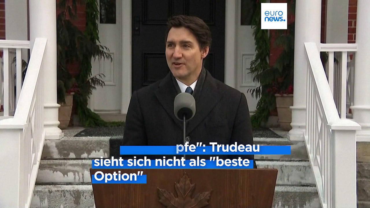 Kanadas Justin Trudeau kündigt seinen Rücktritt als Premierminister an