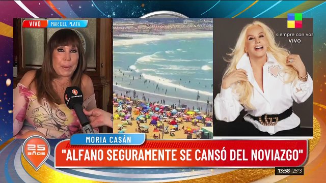 Moria Casán reveló si está peleada con Susana Giménez: Está anclada en los 80