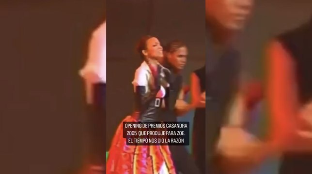 El día que Zoe Saldaña cantó y bailó en el opening de Premios Casandra