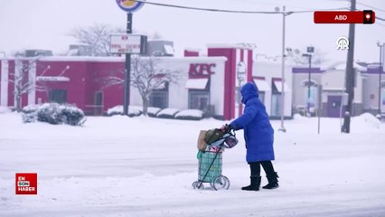ABD'de şiddetli kar yağışı ve soğuklar 13 eyalette etkili oldu
