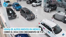 Venta de autos nuevos en México cerró el 2024 con crecimiento de 9.8%