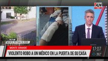 🚨VIOLENTO ROBO A UN MÉDICO EN LA PUERTA DE SU CASA: 