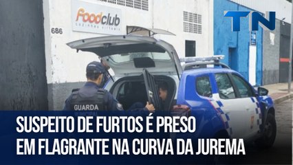 Suspeito de furtos é preso em flagrante na Curva da Jurema