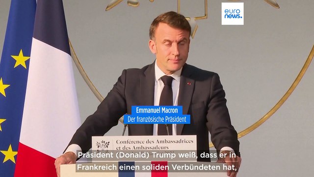 Macron: Europa muss aufhören, schwach und defätistisch zu sein, um von Trump respektiert zu werden