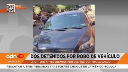 Detiene a dos sujetos por robo de vehículo en Ciudad Universitaria