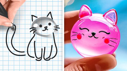 IDÉES D'ART MIGNONNES 😻 BRICOLAGES SATISFAISANTS ET FACILES