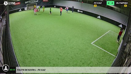 Faute de Kévin L - Fc Caz