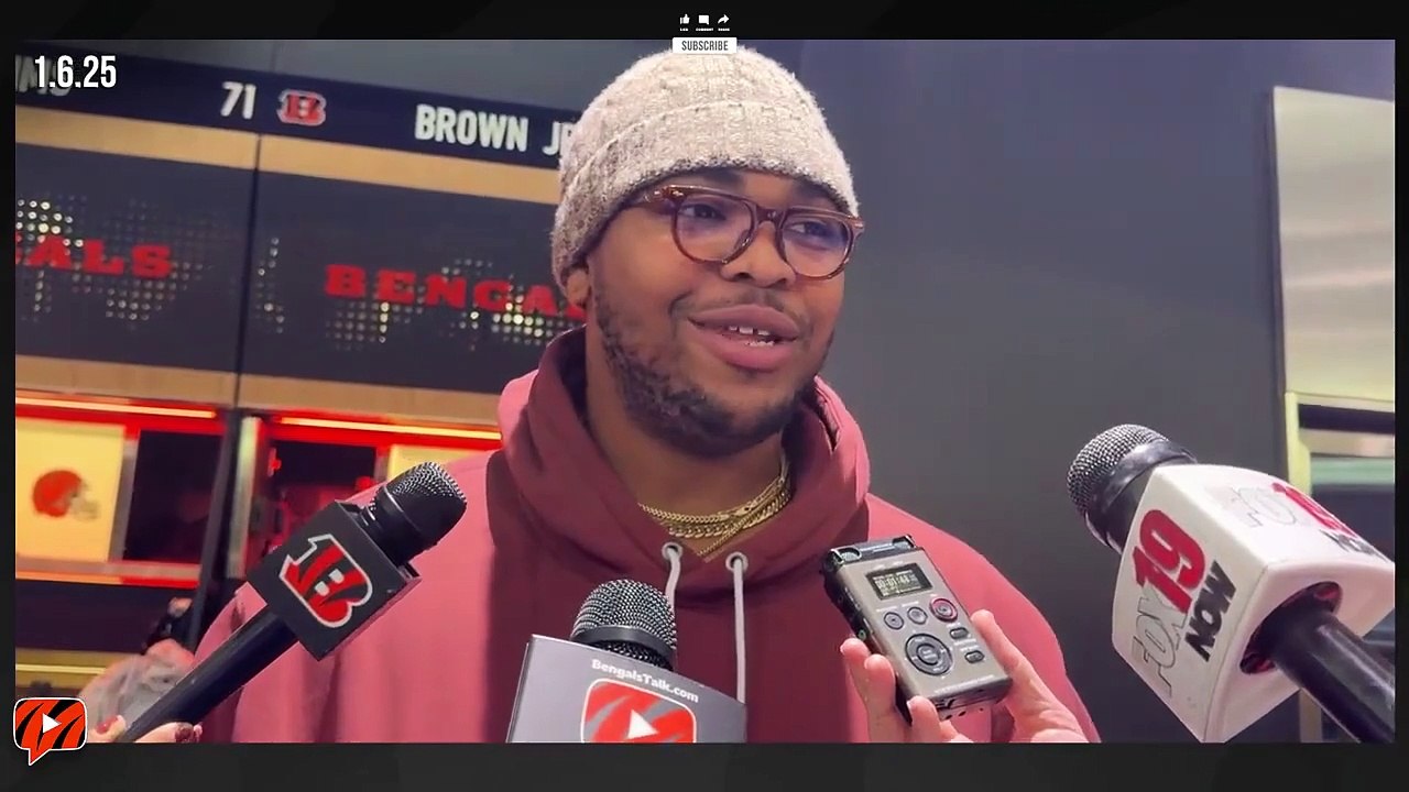 Orlando Brown Jr. on Bengals’ Decision to Fire Frank Pollack, Tee Higgins’ Future and More