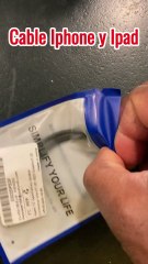 Adaptador de electricidad y Audio Iphone y Ipad.