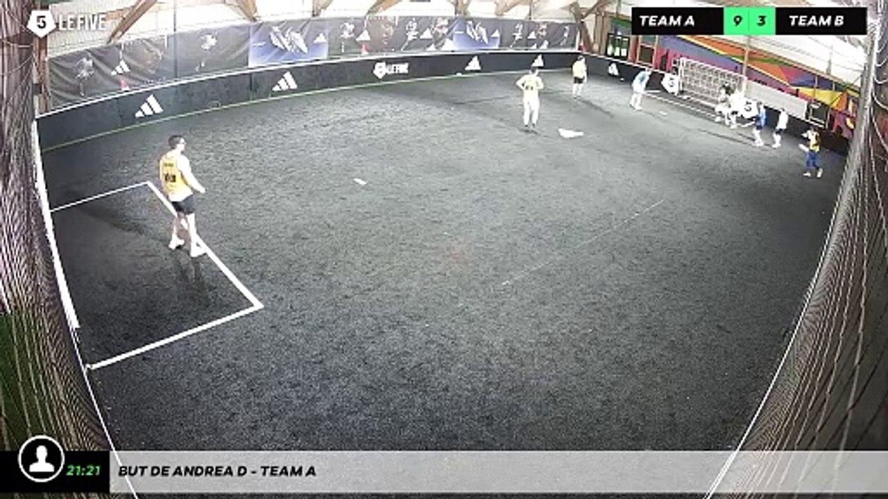 But de Andrea D - Team A