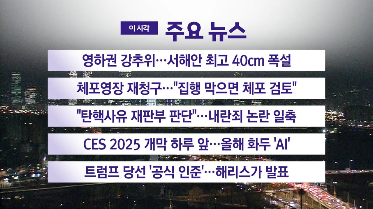 [YTN 실시간뉴스] 체포영장 재청구…"집행 막으면 체포 검토" / YTN