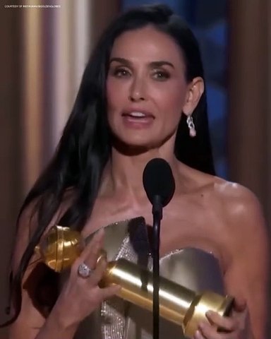 Demi Moore Menangkan Penghargaan Golden Globes Untuk Pertama Kali Berkat Perannya Di The SUBSTANCE